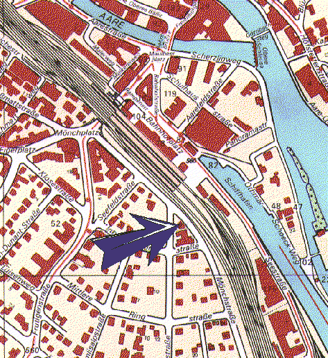 Thuner Stadtplan